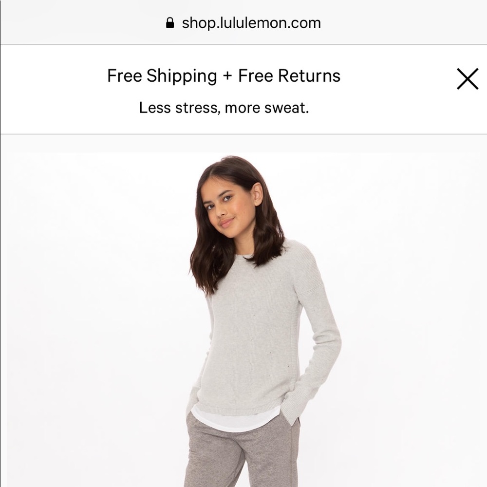 Lululemon Girls Sweater Size 8 - New With Tags